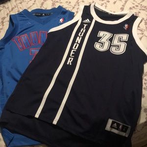2 NBA ADIDAS jerseys/tanktops OKC THUNDER